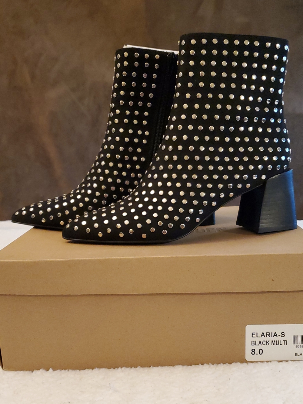 NWB Steve Madden Elaria-S Black Multi Women's SZ 8